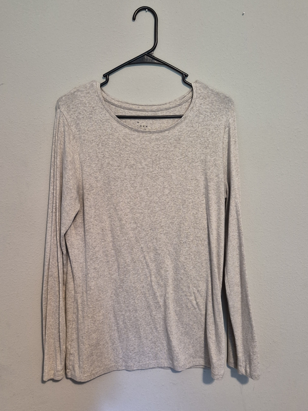 Beige Long Sleeve T-Shirt